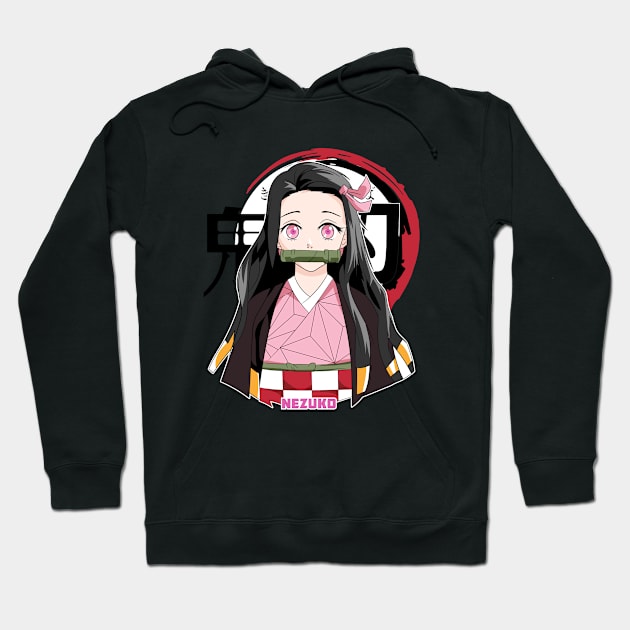 nezuko kimetsu no yaiba Hoodie by Demonstore